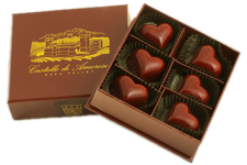 Fantasia Chocolate 6 pc. Heart Truffles Box