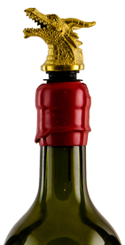 Gold Animal Head, Wine Pourer-Aerator