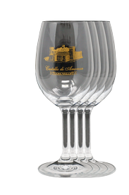 Versatile Winery Logo Wine Glasses, Castello di Amorosa