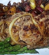 Salisbury Steak with Fingerling Potato Hash